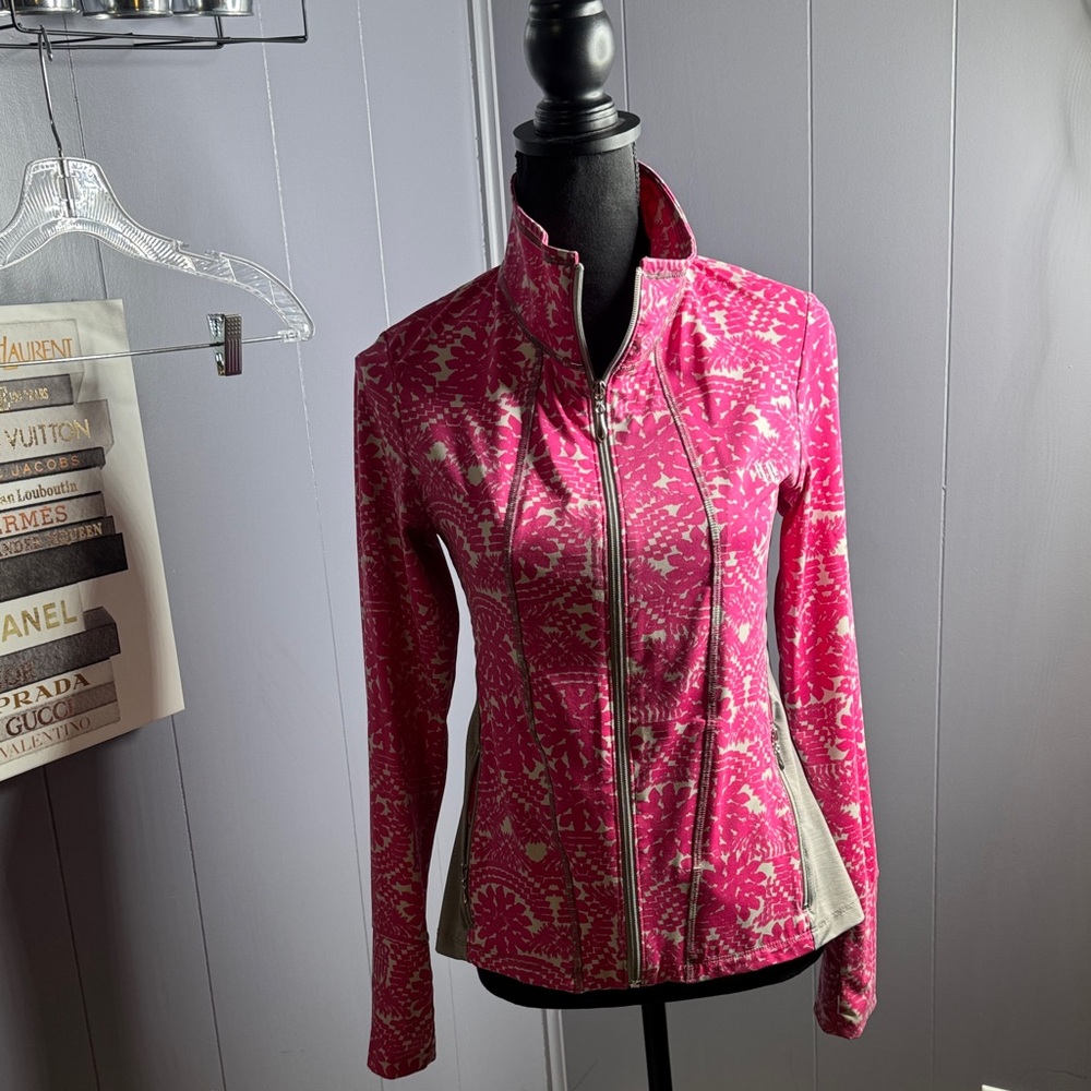 EleVen by Venus Williams Pink and White Jacket